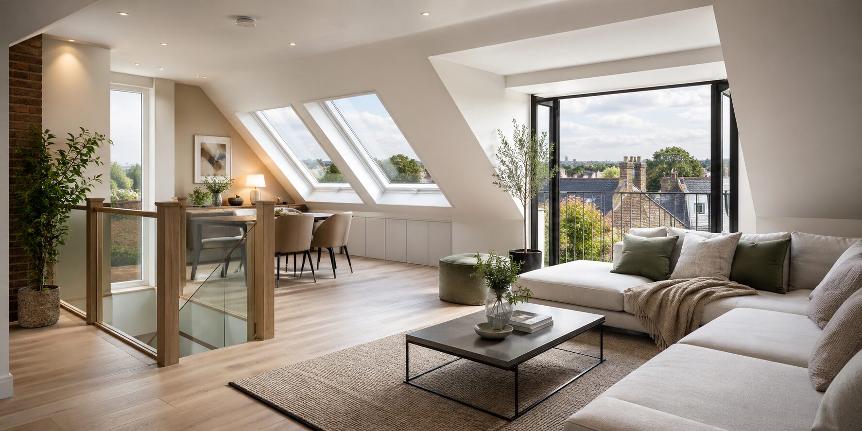 Create a banner image without a logo or any text for the blog Loft Conversion in Putney